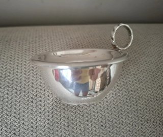 Colador de té de plata