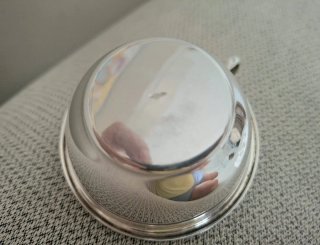 Colador de té de plata
