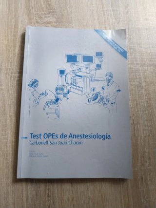 Manual de Anestesiología. Tomos I y II. Libro test