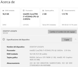 Asus N551JW | i7 | 16 GB RAM | GTX 960M