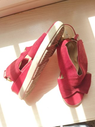 Sandalias Geos Mujer Rojas