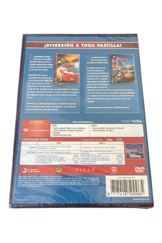 DVD Cars Colección 2 Películas