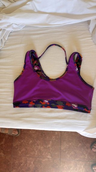Sujetador Deportivo Zumba Estampado Labios