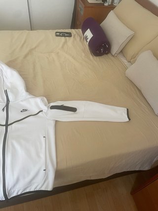 Nike Tech Fleece Pantalones Blancos