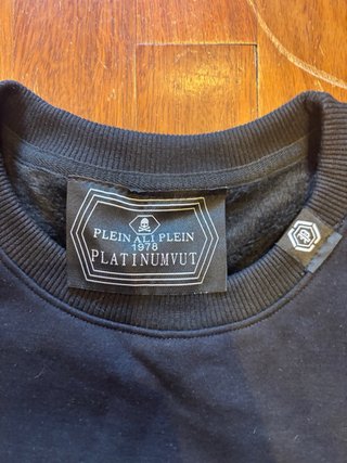 Felpa Philipp Plein nera taglia M