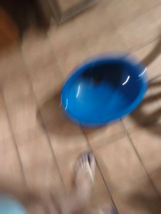 Lavabo de porcelana azul