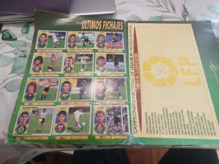 Álbum Cromos Liga 96-97 Completo