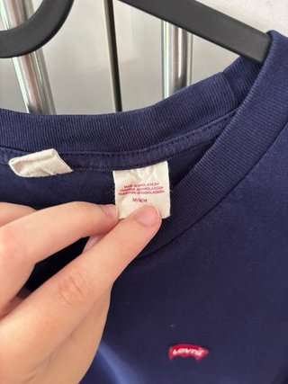 Levi’s Camiseta Azul Marino Logo Pequeño Básica