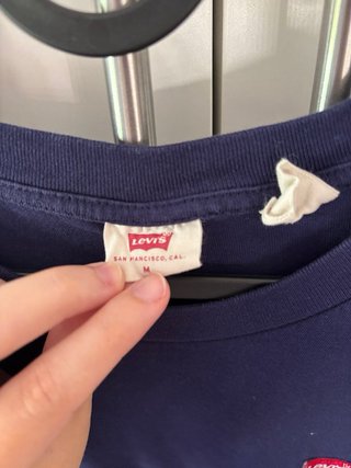 Levi’s Camiseta Azul Marino Logo Pequeño Básica