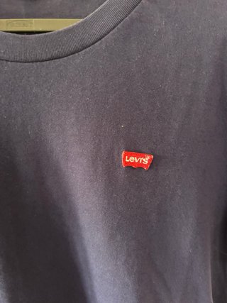 Levi’s Camiseta Azul Marino Logo Pequeño Básica