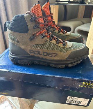 Botas Polo Ralph Lauren Verdes y Naranjas