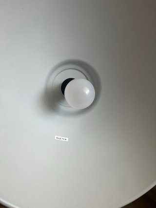 Lámpara colgante azul metálica