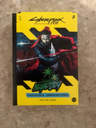 Cyberpunk TCG Starter Deck - Embracing Power