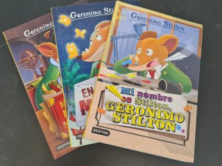 Libros 1, 2 y 3 de Geronimo Stilton