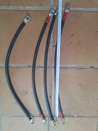 Cables 50mm² con terminales para FV
