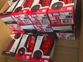 Lote 15 Luces Traseras Bici Walfort