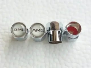 Tapas Válvulas AMG Cromadas para Mercedes