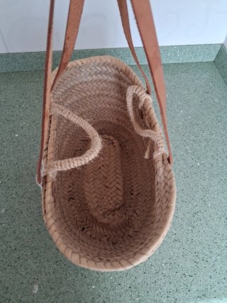 Bolso de playa de paja