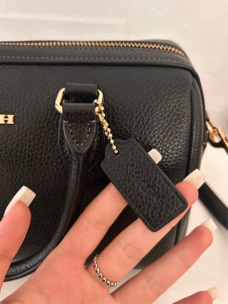 Bolso Coach Rowan Satchel Piel Negro