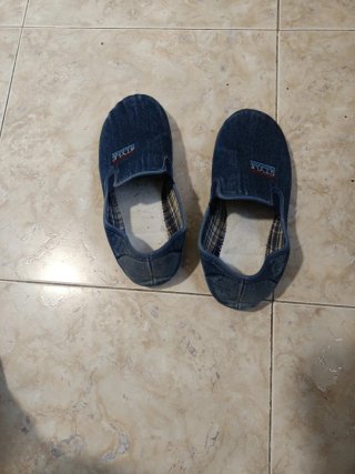 Zapatillas tela vaquera