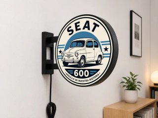 Cartel Luminoso LED Seat 600 Retro