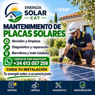 MANTENIMIENTO DE PLACAS SOLARES