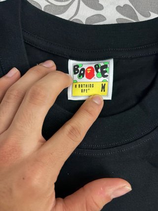 Camiseta BAPE x Pokémon Baby Milo Negra