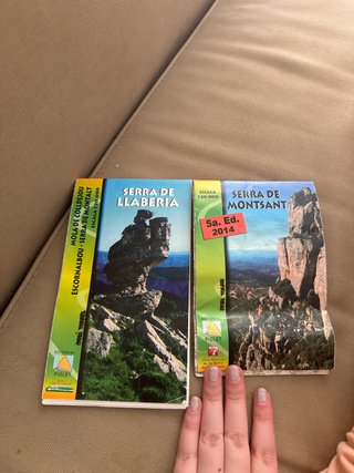 Mapas Serra Montsant y Serra Llaberia