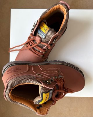 Botas de cuero para hombre invierno