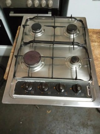 Encimera de gas butano 4 fuegos