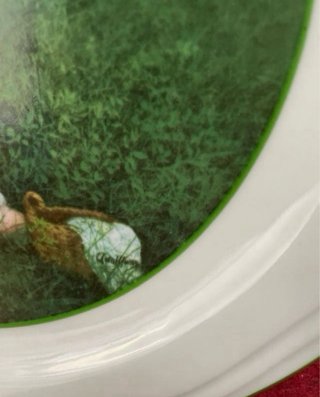 Plato de porcelana de Ana Muñoz