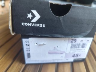 Converse Talla 29 Blancas