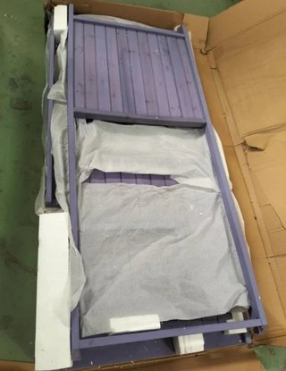 Banco madera con marquesina Alice 137x75x223cm