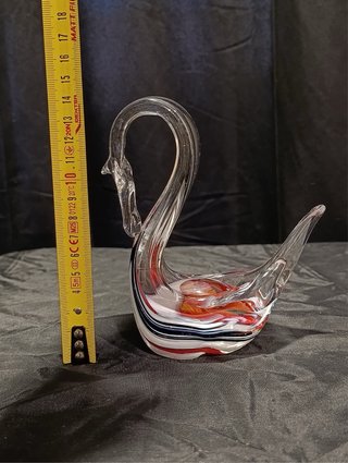 Cigno in vetro di Murano