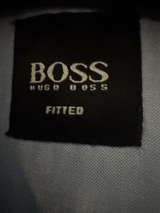 Camicia BOSS Uomo Azzurra/Grigio Chiara