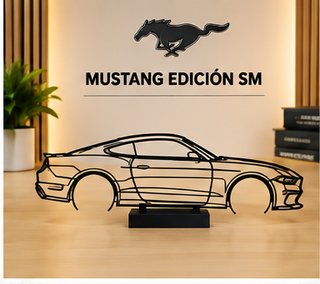 Silueta Mustang Edición SM con base