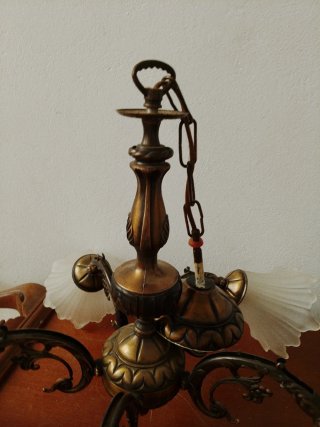Lámpara de techo de bronce