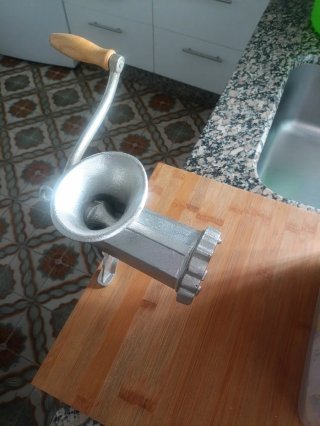 Picadora de carne manual