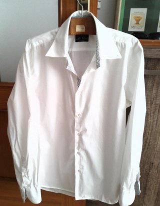 Camisa Mr. Dén Blanca Hombre