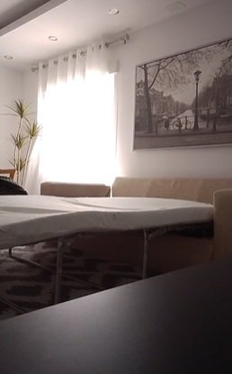 Sofá cama tipo italiano 135cm tela beige