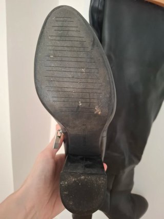 Botas altas Zara negras