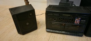 Radio Sanyo Doble Cassette