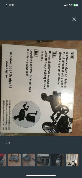 Patinete Easy Rider con asiento