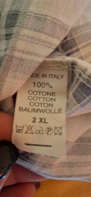 Camicia a quadri uomo/donna
