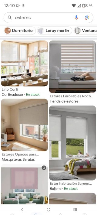 Estores enrollables muchas medidas y diseños