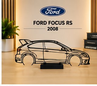 Silueta Ford Focus RS 2008 con base