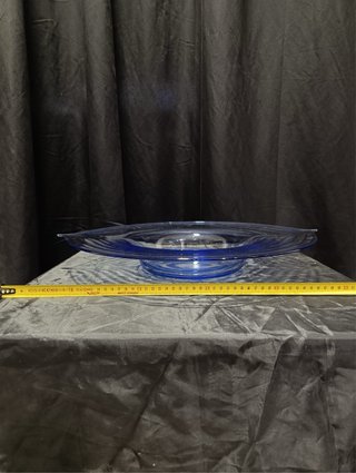 Vaso e centrotavola Murano blu