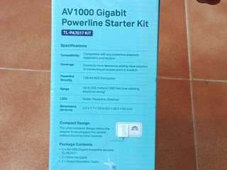 Kit Adaptadores PLC TP-Link AV1000 Gigabit