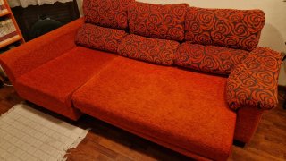 Sofá Chaiselongue Naranja ENTREGA EN MANO