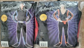 Disfraz Buzo Submarinista Hombre y Mujer Talla Úni